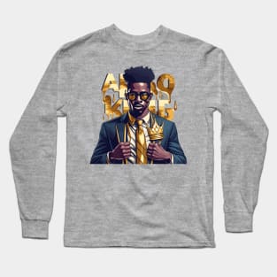 Afro King Long Sleeve T-Shirt